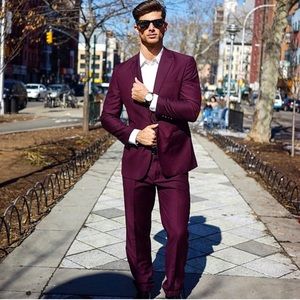 Burgundy Suit